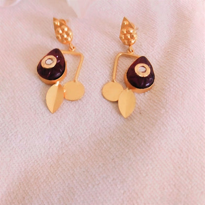 Red earrings for girls